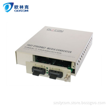 Fast Ethernet Sm to Mm Fiber Media Converter